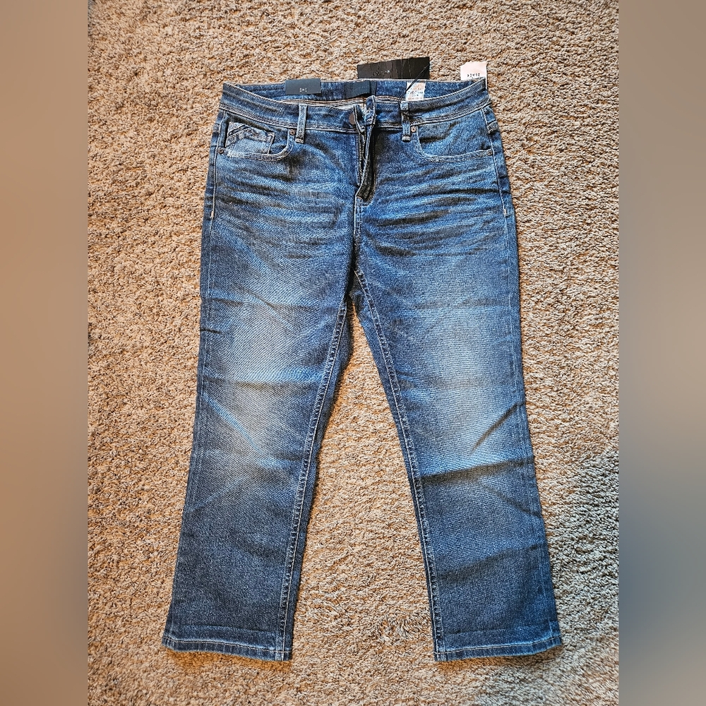 Womens Buckle Black Jeans